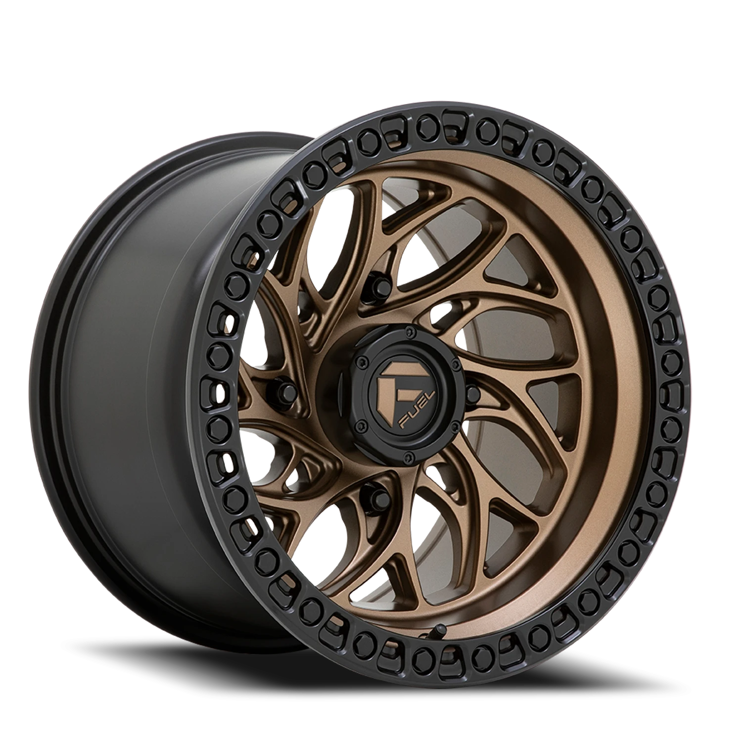 Fuel Runner UTV 15x7" 4x137mm 110.1mm CB +10mm Bronze Black Ring