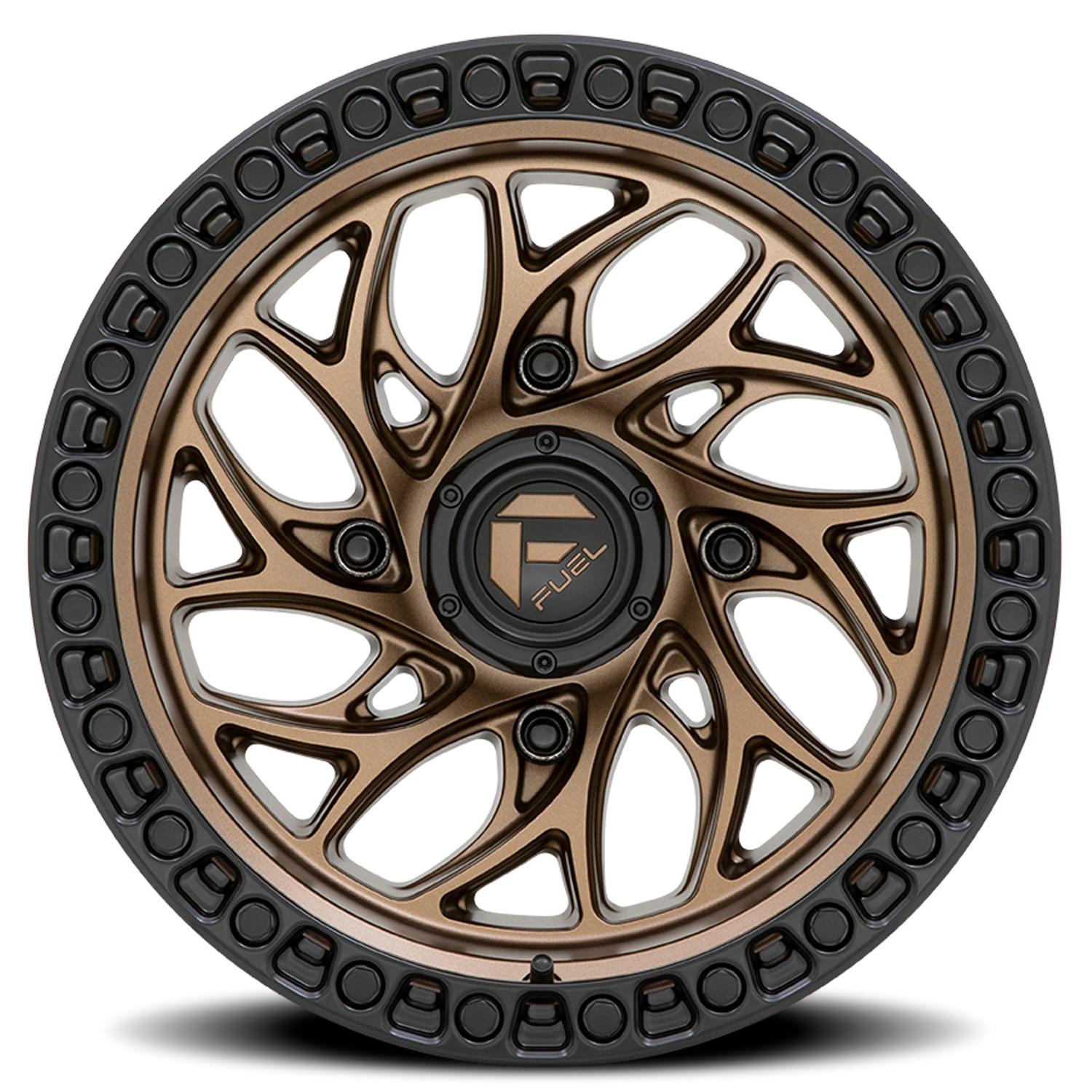 Fuel Runner UTV 15x7" 4x137mm 110.1mm CB +10mm Bronze Black Ring
