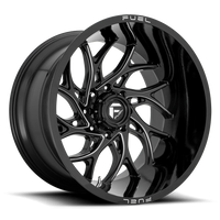 Fuel Runner 20x9" 8x170mm 125.1mm CB +1mm Gloss Black Milled