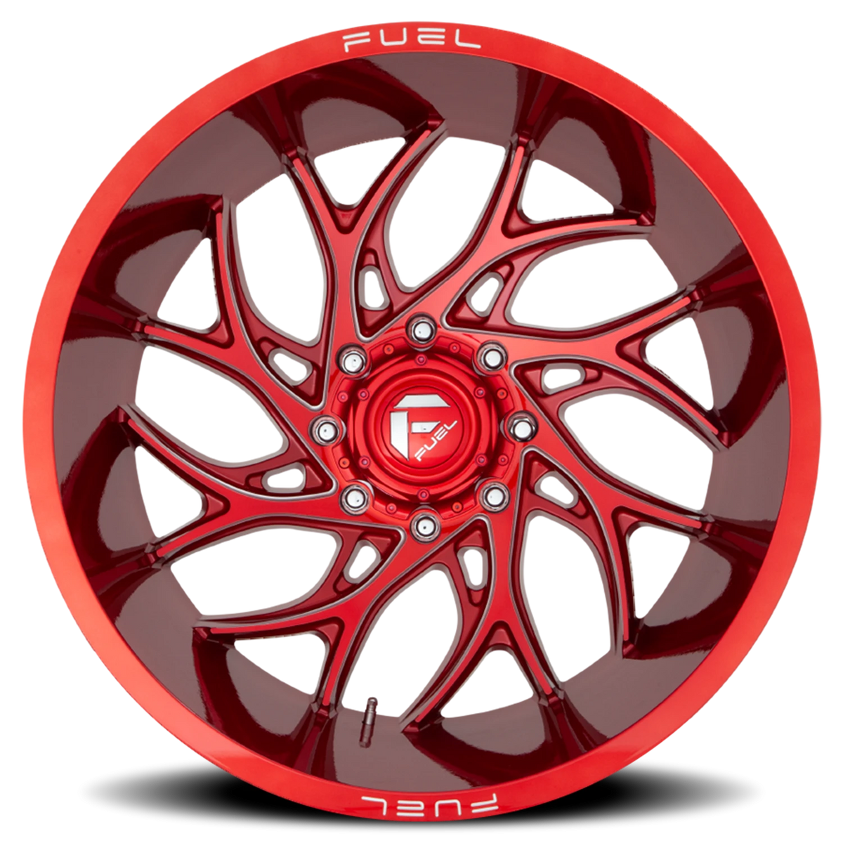 Fuel Runner 22x10 -18 5x127mm 71.5mm Candy Red Milled