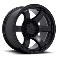 Fuel Rush 18x9" 6x135mm 87.1mm CB +1mm Satin Black