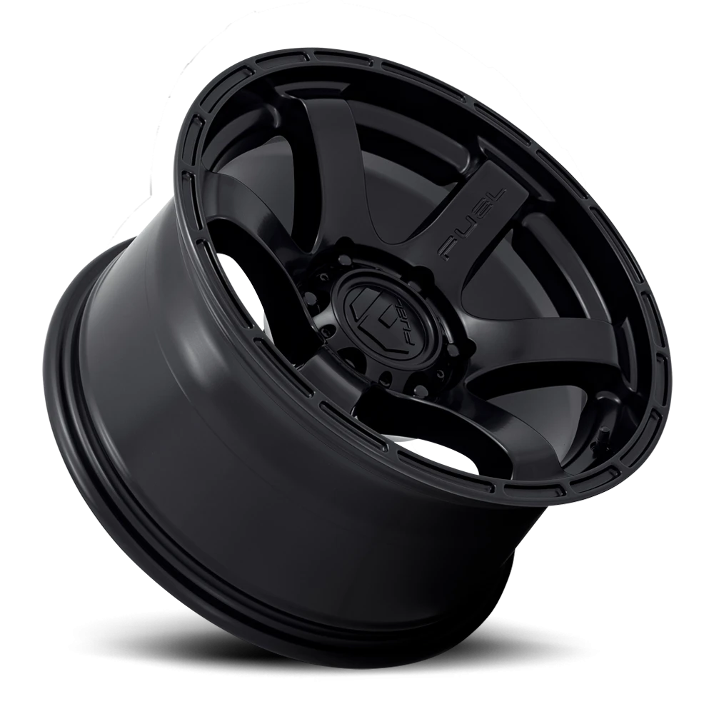 Fuel Rush 18x9" 6x135mm 87.1mm CB +1mm Satin Black