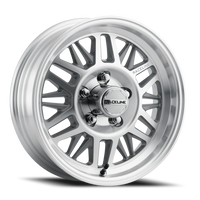 Raceline Ryno TR 17x8.5" 5x150mm 110.5mm CB 0mm Machined Silver