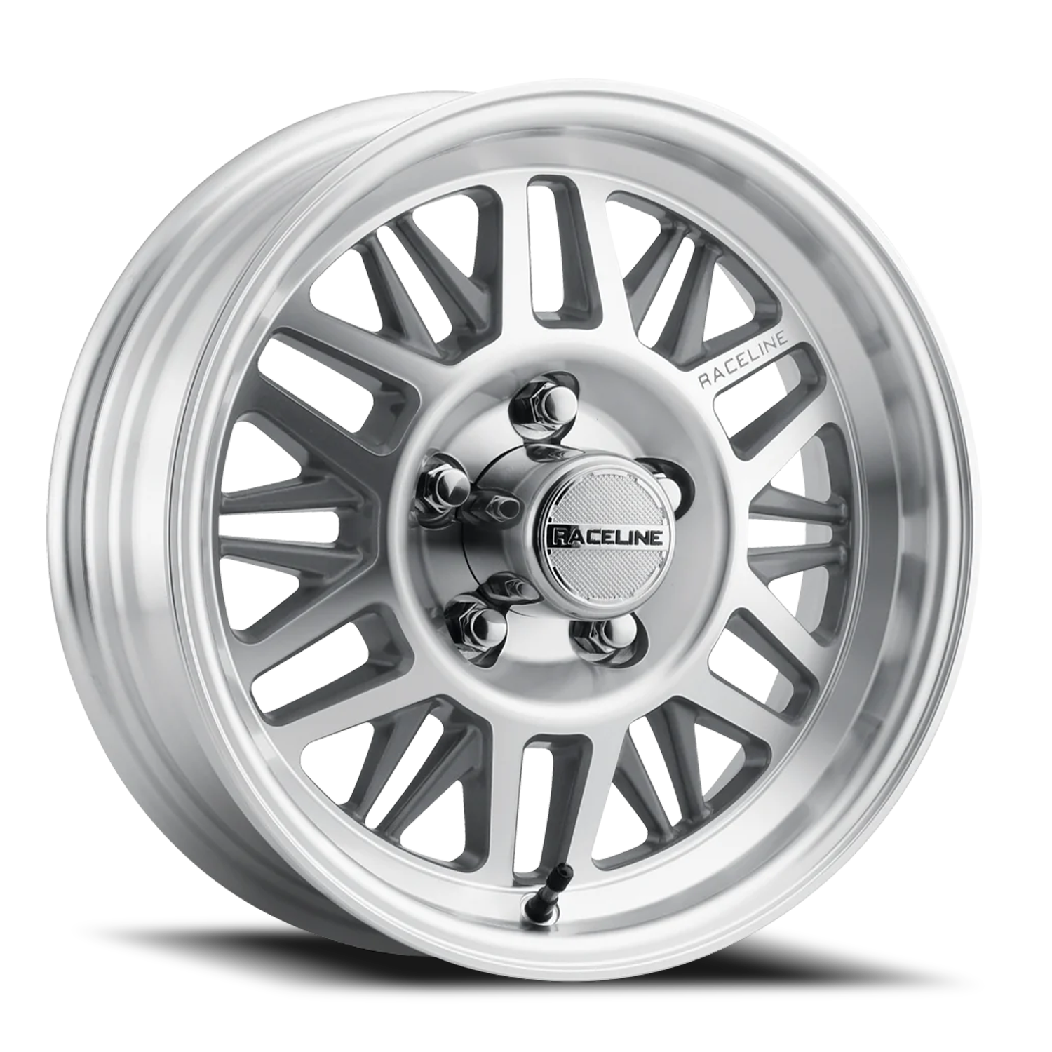 Raceline Ryno Trailer 451MC 15x5 +0 5x114.3mm Machined Silver