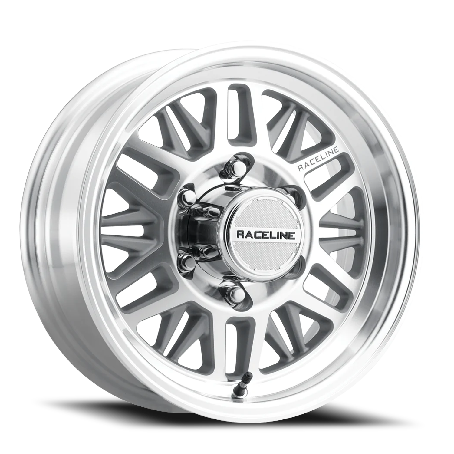 Raceline Ryno Trailer 15x6" 6x139.7mm 0mm Machined Silver
