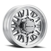 Raceline Ryno Trailer 16x6" 8x165.1mm 0mm Machined Silver