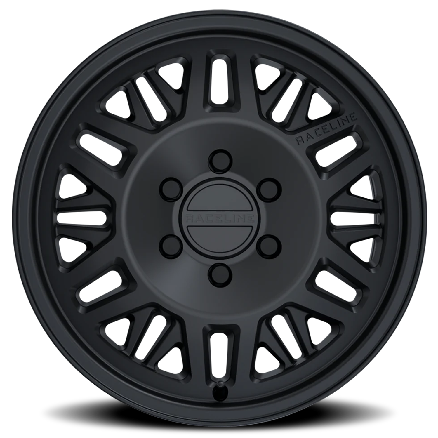 Raceline Ryno Van 17x7.5" 5x130mm 78.1mm CB +50mm Satin Black