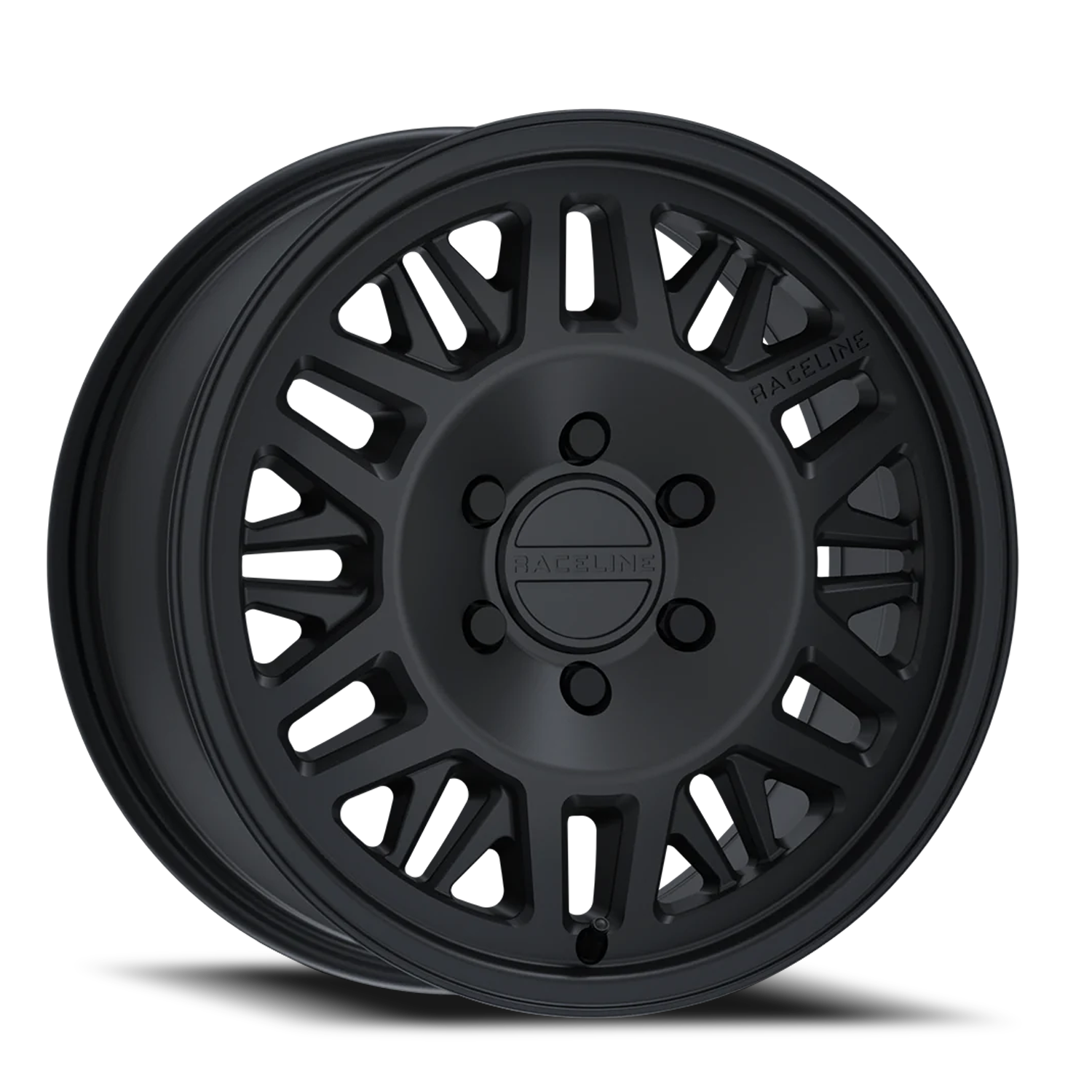 Raceline Ryno Van 17x7.5" 6x130mm 84.1mm CB +50mm Satin Black
