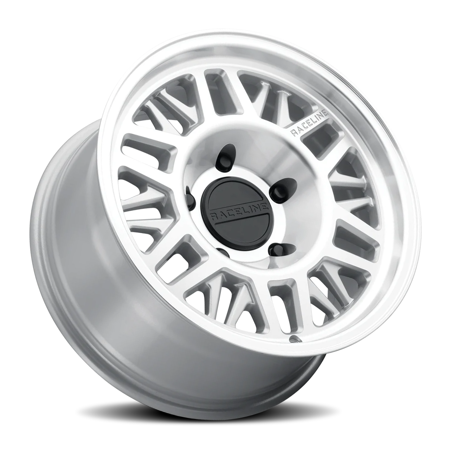 Raceline Ryno Van 17x7.5" 5x160mm 65.1mm CB +50mm Machined Silver