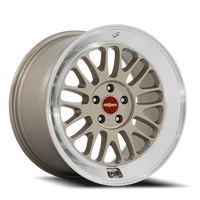 Rotiform SCP 18x10.5 +25 5x120mm 74.1mm Matte Gold Diamond Cut Lip