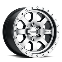 Raceline Avenger 929M 17x9 -12 6x139.7mm 107.95mm Machined Silver