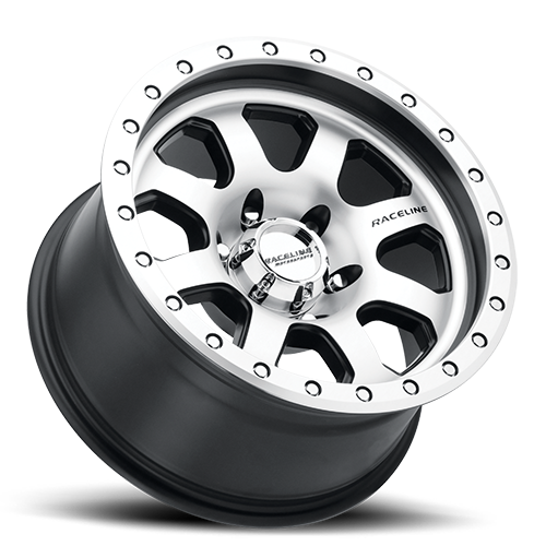 Raceline Avenger 929M 17x9 -12 6x139.7mm 107.95mm Machined Silver