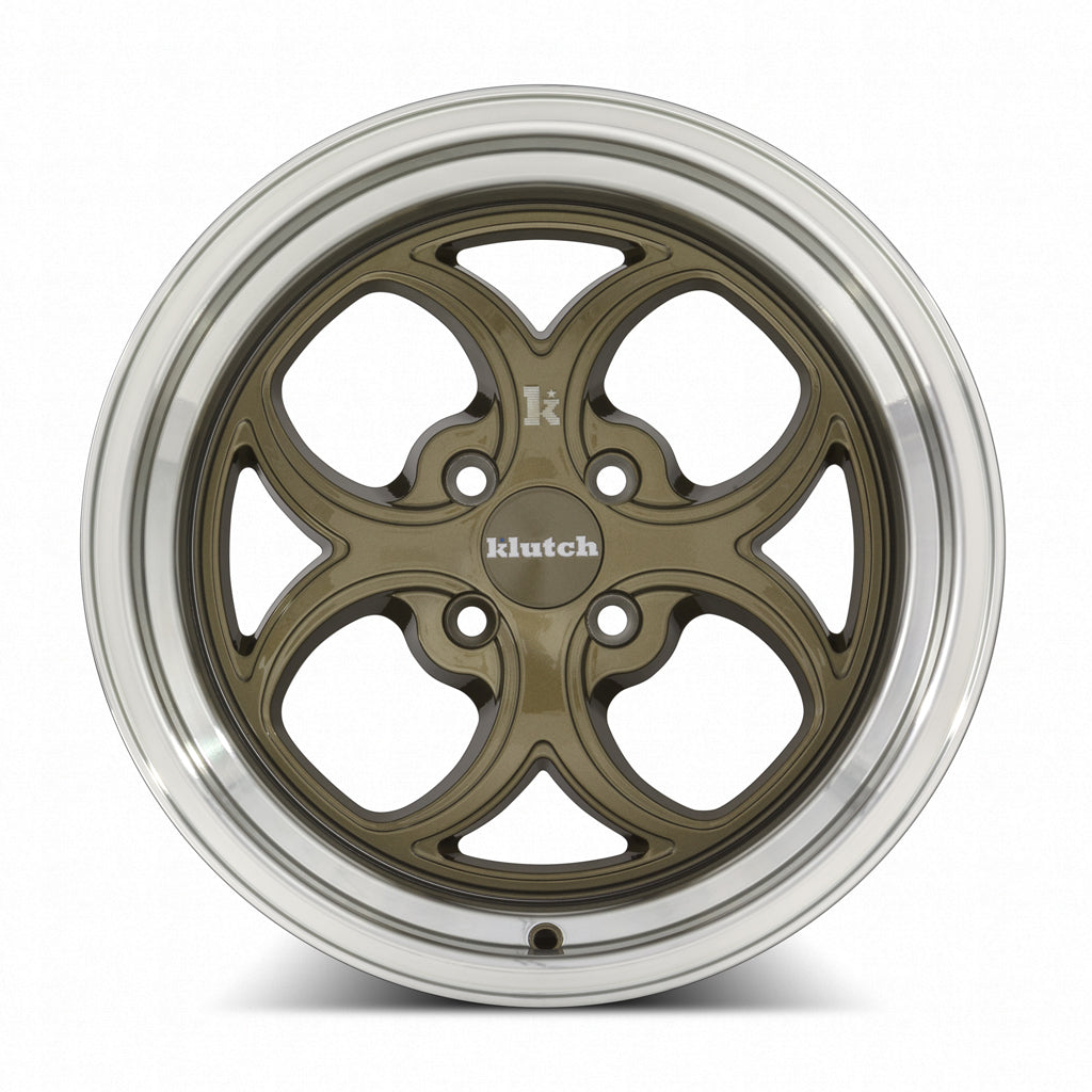 Klutch SL2 16x8 15 4x100mm 73.1mm Bronze Machined Lip