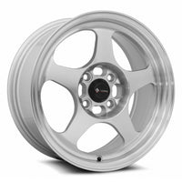 Vors SP1 15x7 35 4x100mm 73.1mm Silver Machined Face