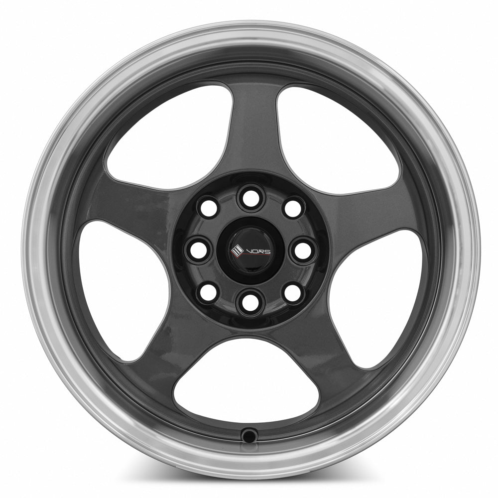 Vors SP1 16x8 20 4x108mm 73.1mm Hyper Black Machine Lip