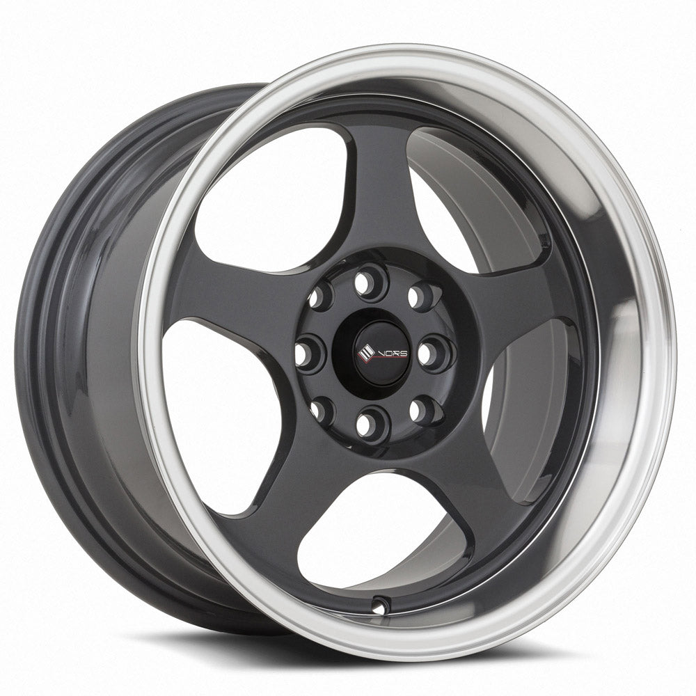 Vors SP1 16x8 20 4x108mm 73.1mm Hyper Black Machine Lip