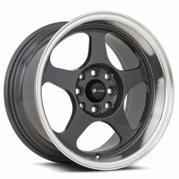 Vors SP1 16x8 20 4x108mm 73.1mm Hyper Black Machine Lip