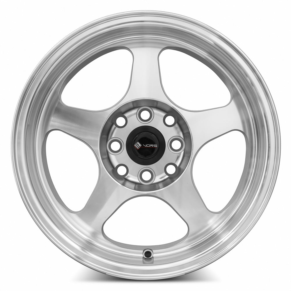 Vors SP1 16x8 20 4x108mm 73.1mm Silver Machined Face