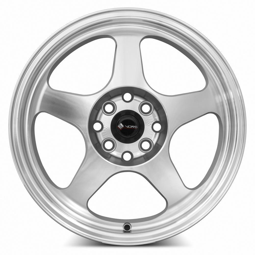 Vors SP1 16x7 38 4x100mm 73.1mm Silver Machined Face