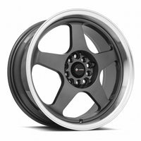 Vors SP1 17x8 35 5x110mm 73.1mm Hyper Black Machine Lip