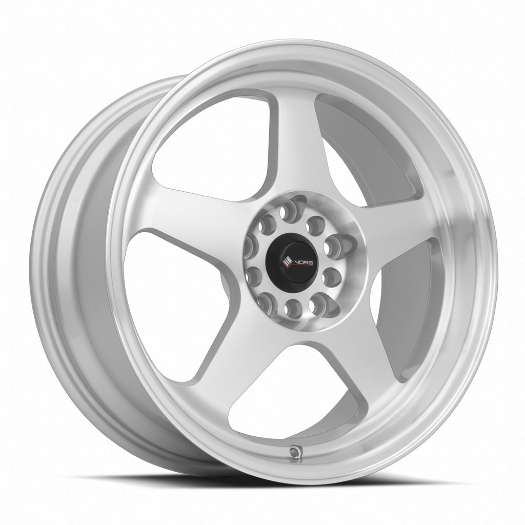 Vors SP1 17x8 35 5x112mm 73.1mm Silver Machined Face