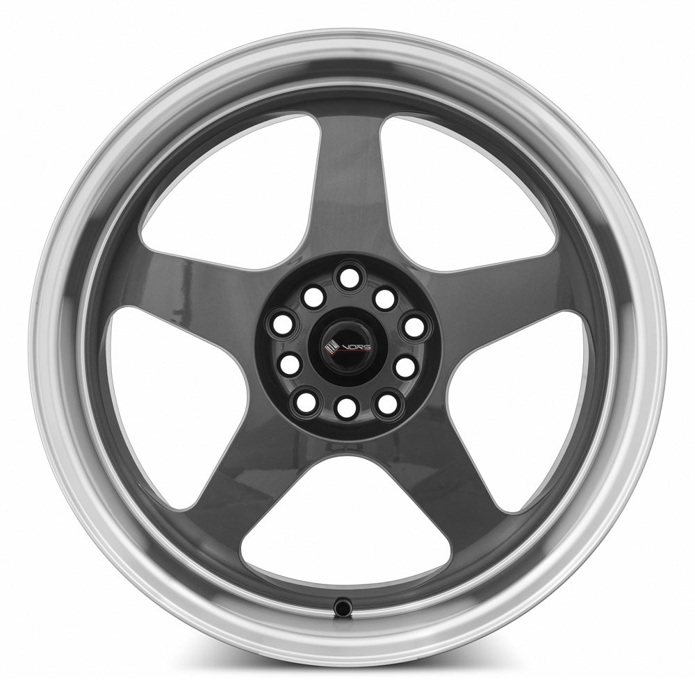 Vors SP1 18x9 35 5x112mm 73.1mm Hyper Black Machine Lip