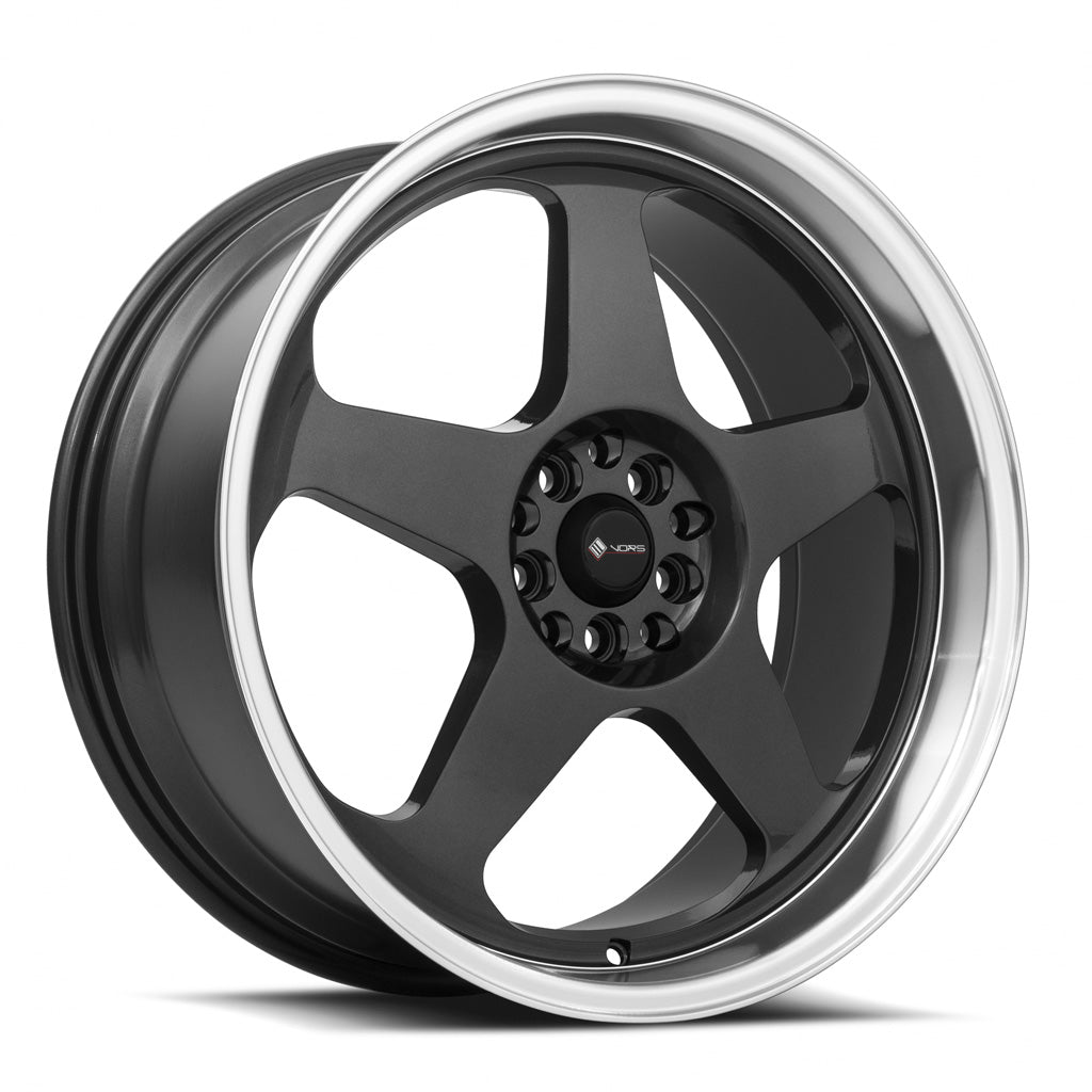 Vors SP1 19x8.5 35 5x100mm 73.1mm Hyper Black Machine Lip