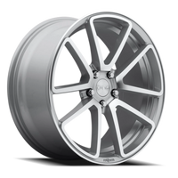 Rotiform SPF 18x8.5" 5x112mm 66.56mm CB +45mm Gloss Silver Machined