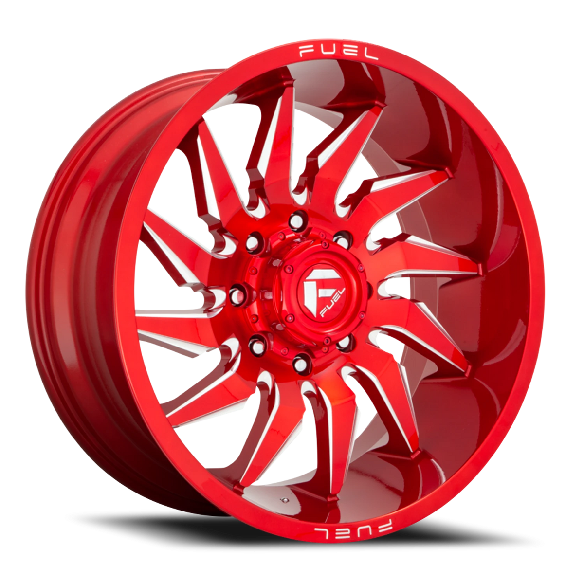 Fuel Saber 20x9 +1 5x127mm 71.5mm Candy Red Milled