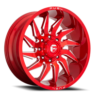 Fuel Saber 20x10 -18 8x165.1mm 125.2mm Candy Red Milled