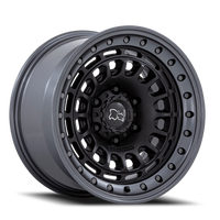 Black Rhino Sahara 17x9" 6x114.3mm 66.06mm CB -12mm Matte Black Gunmetal Lip