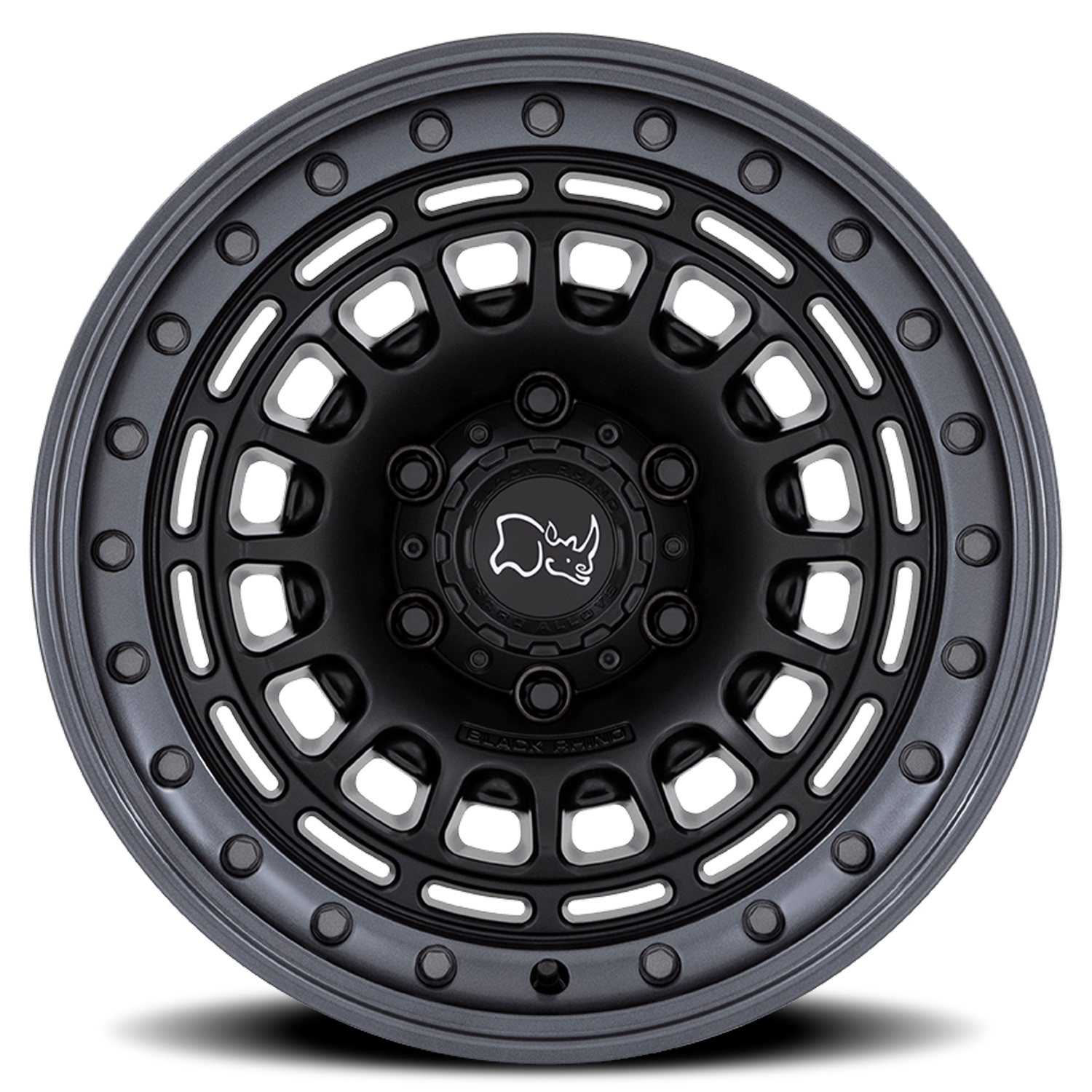 Black Rhino Sahara 17x9" 6x114.3mm 66.06mm CB 0mm Matte Black Gunmetal Lip