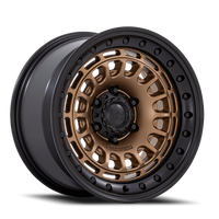 Black Rhino Sahara 17x9" 5x127mm 71.5mm CB 0mm Matte Bronze Gloss Black Lip