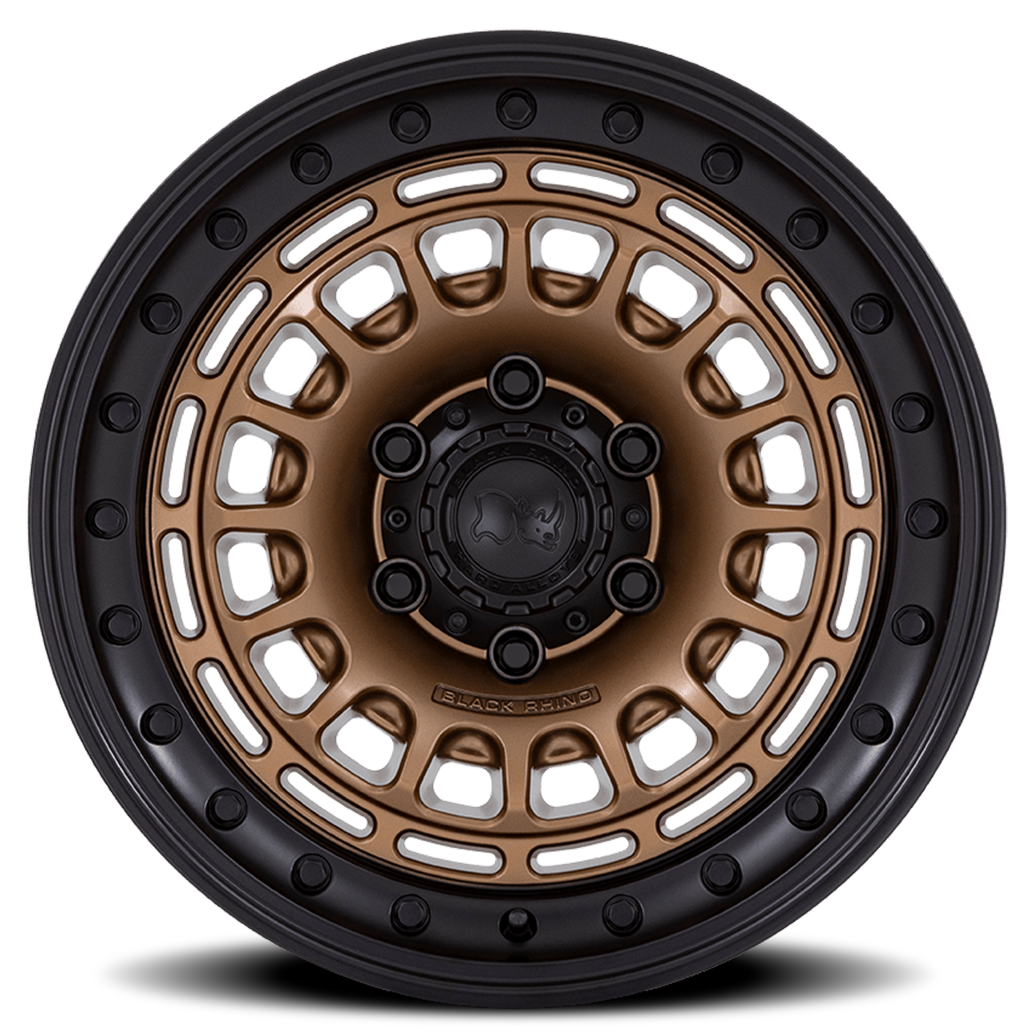 Black Rhino Sahara 17x9" 5x127mm 71.5mm CB 0mm Matte Bronze Gloss Black Lip