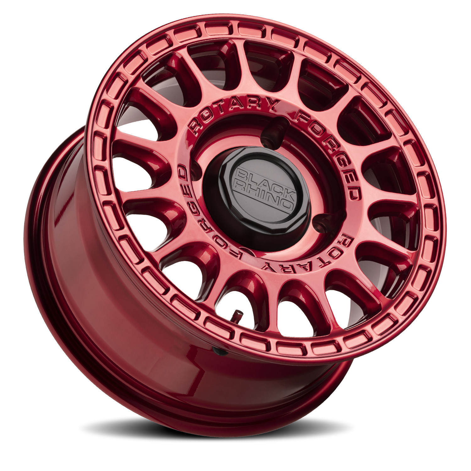 Black Rhino Sandstorm UTV 15x7" 4x156mm 132mm CB +51mm Candy Red