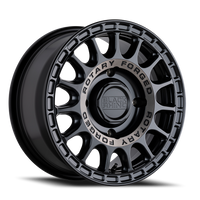 Black Rhino Sandstorm UTV 15x7" 4x110mm 80.2mm CB +36mm Semi Gloss Black Machined Tint Ring