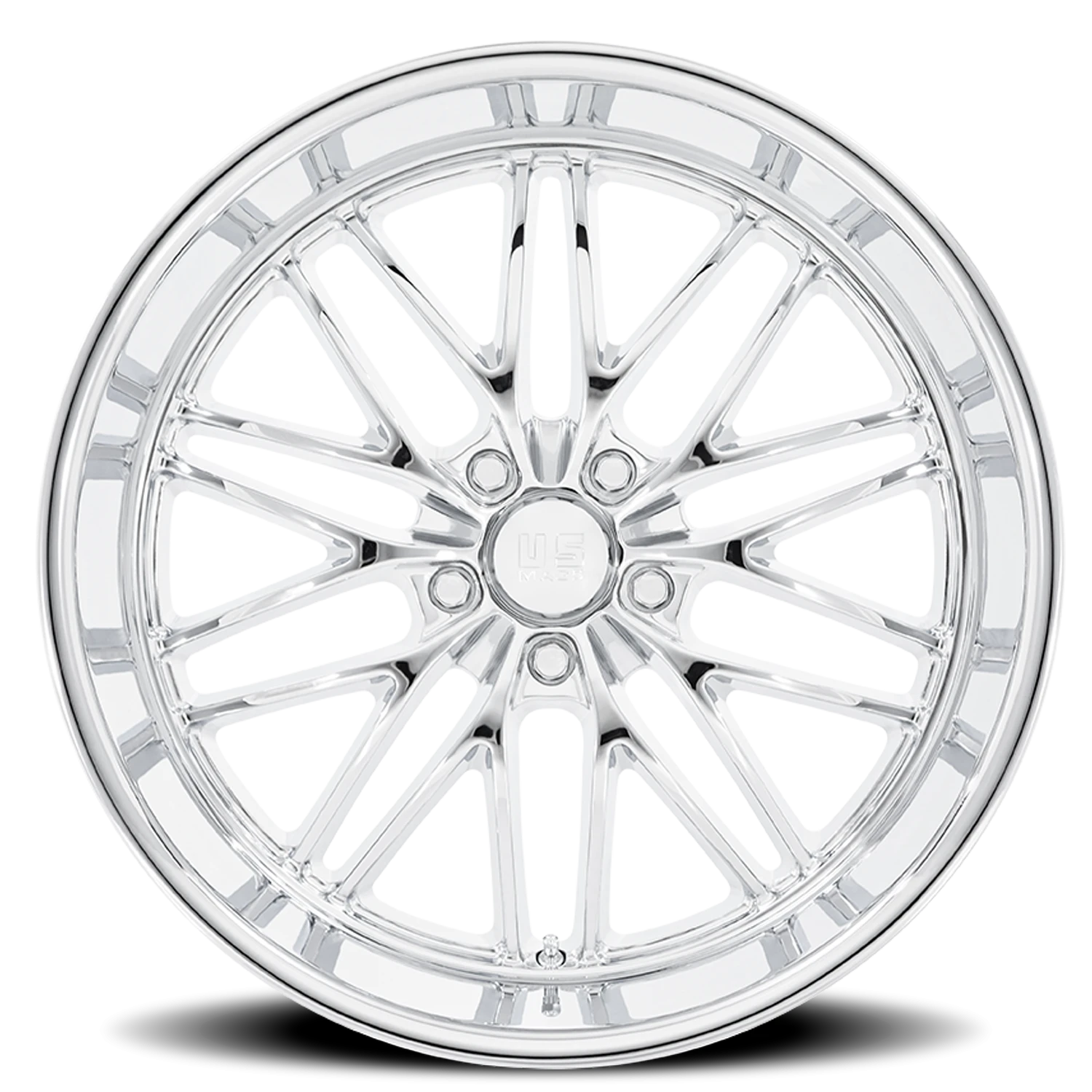 US Mags Santa Cruz 20x8.5" 5x120.65mm 72.56mm CB +6mm Chrome