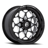 Fuel Scepter UTV FV400 15x7" 4x156mm 115.1mm CB +10mm Gloss Black Milled