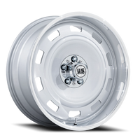 US Mags Scottsdale 22x10.5" 5x127mm 78.1mm CB 0mm Silver Diamond Cut Lip