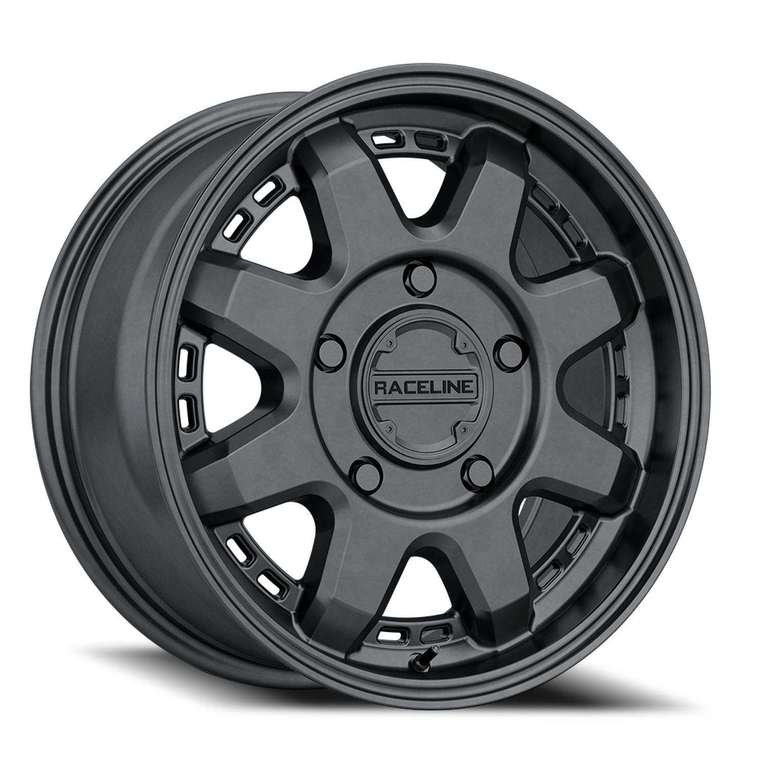 Raceline Scout Van 17x7.5" 5x160mm 65.1mm CB +50mm Satin Black