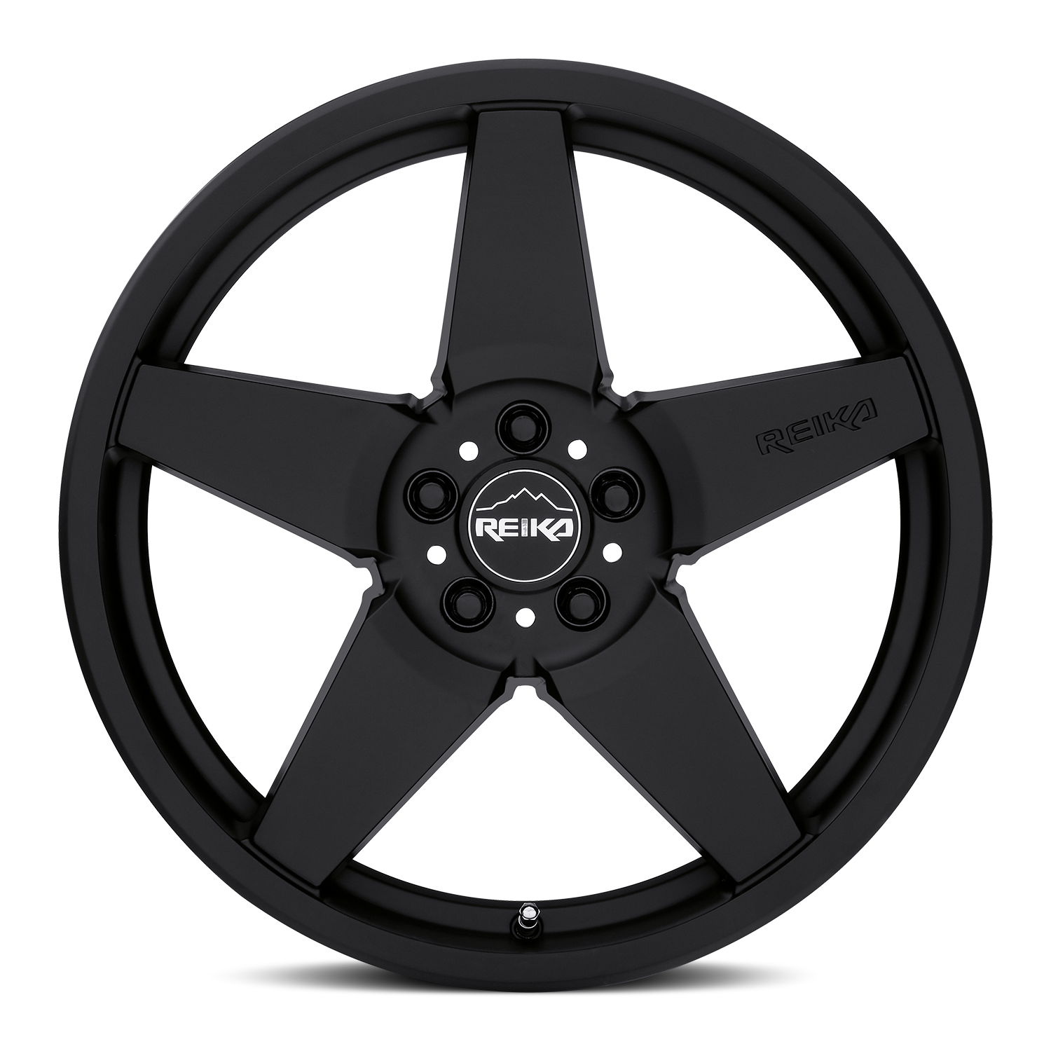Reika Seeker R15 17x8" 5x114.3mm 65.1mm CB +38mm Satin Black