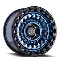Black Rhino Sentinel 17x8.5" 6x139.7mm 112.1mm CB -10mm Cobalt Blue Black Lip Edge