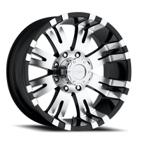 Pro Comp Series 01 Raven 18x9.5" 8x165.1mm 130.81mm CB -19mm Gloss Black Machined