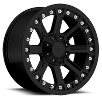 Pro Comp Series 33 Grind 17x9" 5x127mm 108mm CB -6mm Matte Black