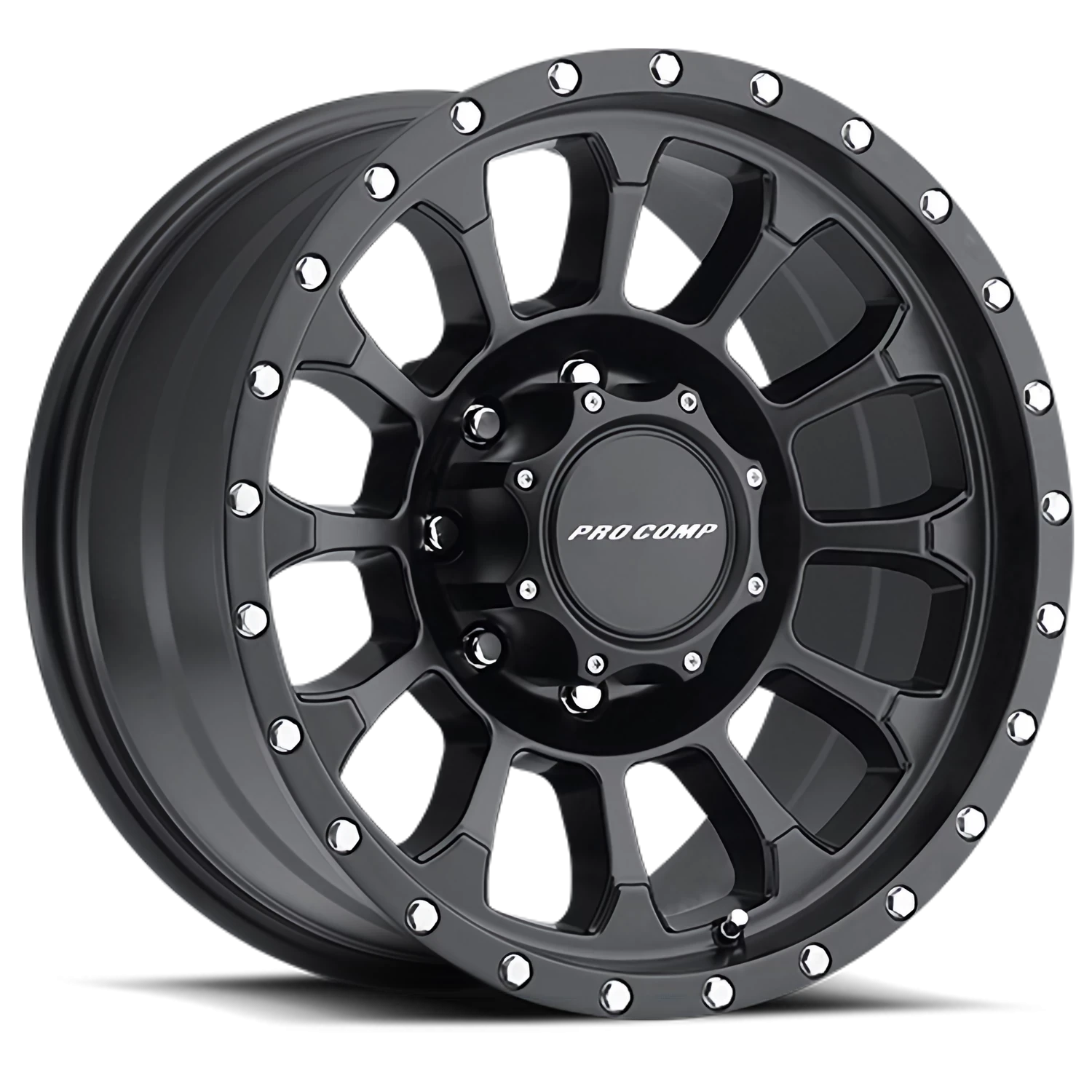Pro Comp Series 34 Rockwell 18x9" 8x165.1mm 130.81mm CB 0mm Satin Black