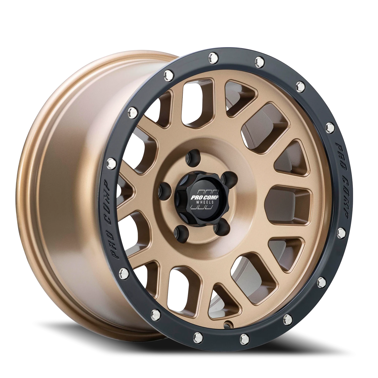 Pro Comp Series 40 Vertigo 17x9" 5x127mm 83.06mm CB -6mm Matte Bronze