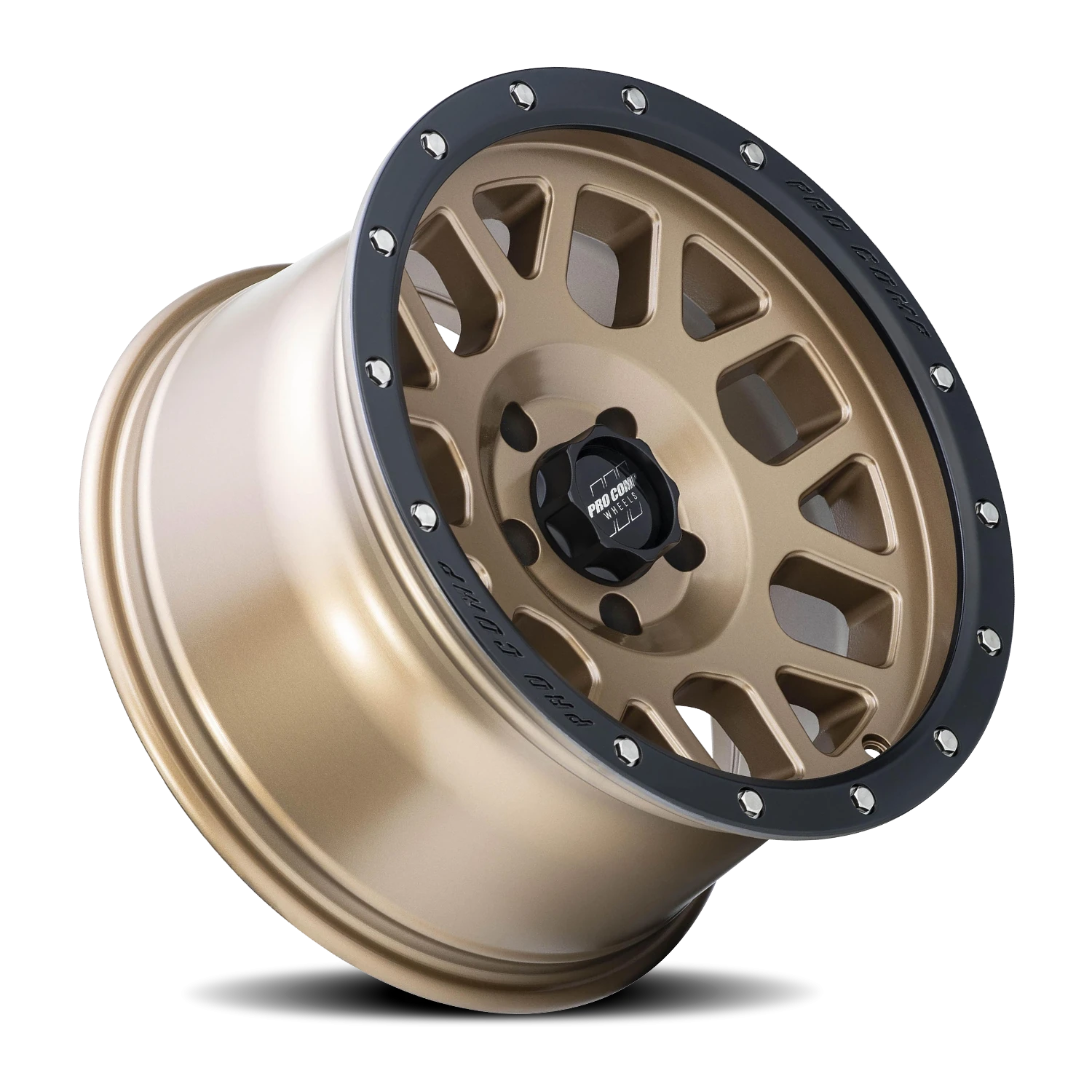 Pro Comp Series 40 Vertigo 17x9" 5x127mm 83.06mm CB -6mm Matte Bronze