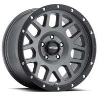 Pro Comp Series 40 Vertigo 17x9" 6x139.7mm 108mm CB -6mm Matte Graphite