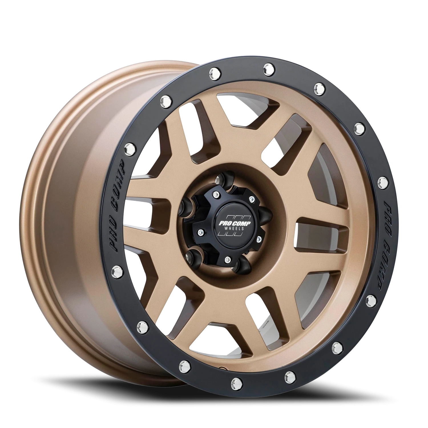 Pro Comp Series 41 Phaser 17x9" 5x127mm 83.06mm CB -6mm Matte Bronze