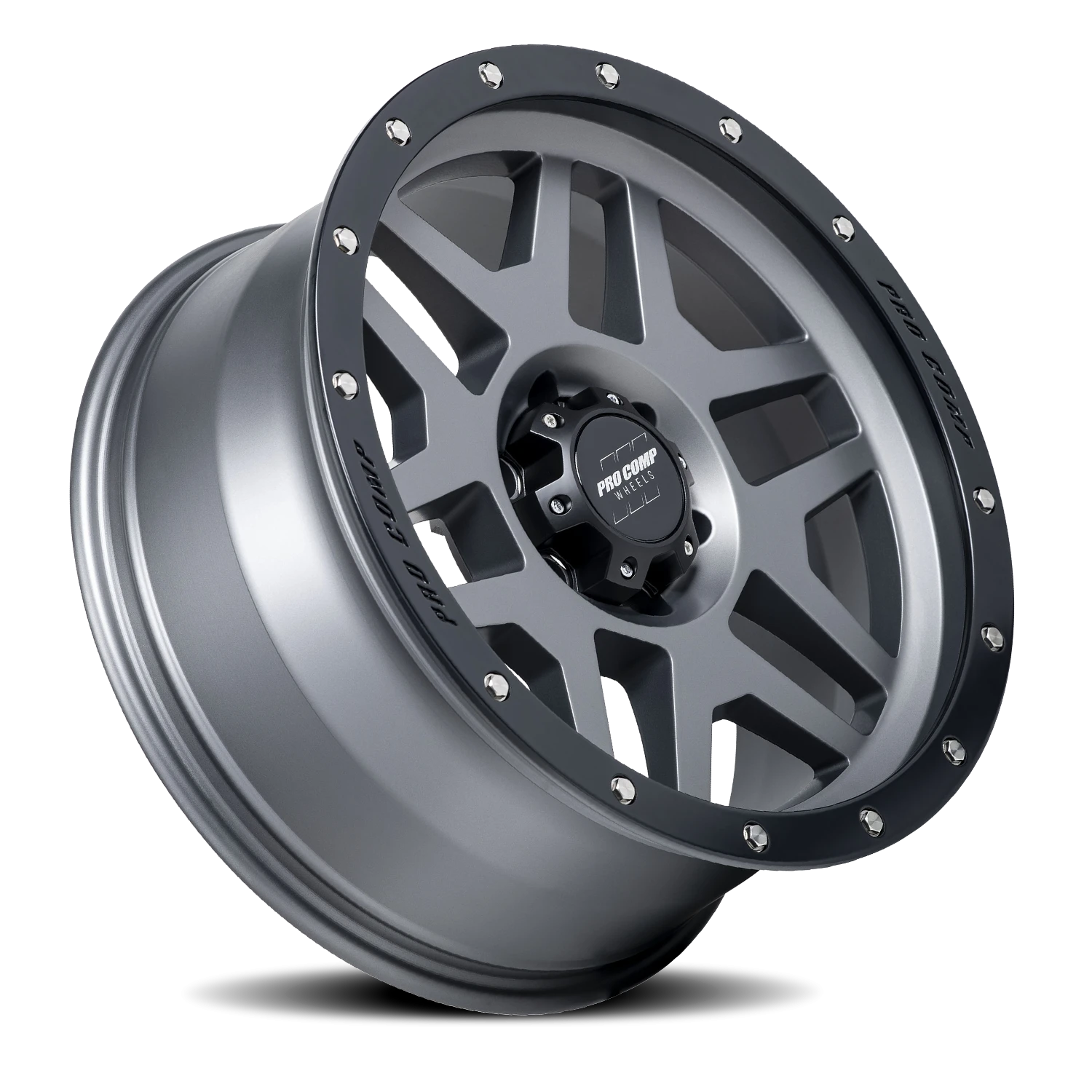 Pro Comp Series 41 Phaser 17x9" 6x139.7mm 108mm CB -6mm Graphite